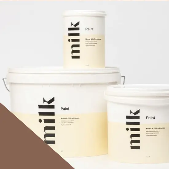 Фото Краски MILQ Paint Home & Office Intense 9 л. NC22-0390 Milk Chocolate - 1 Краски MILQ Paint Home & Office Intense 9 л. NC22-0390 Milk Chocolate - фото 1