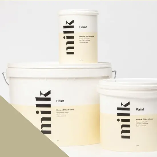 Фото Краски MILQ Paint Home & Office Intense 9 л. NC38-0866 Pickled Olive - 1 Краски MILQ Paint Home & Office Intense 9 л. NC38-0866 Pickled Olive - фото 1
