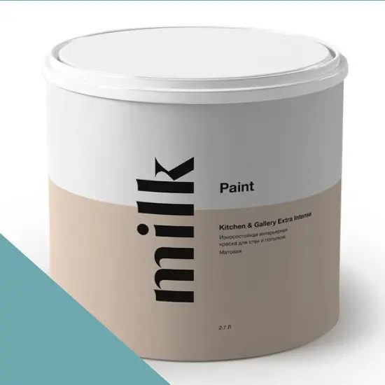 Фото Краски MILQ Paint Kitchen & Gallery Extra Intense 0,9 л. NC27-0525 Enamel Blue - 1 Краски MILQ Paint Kitchen & Gallery Extra Intense 0,9 л. NC27-0525 Enamel Blue - фото 1
