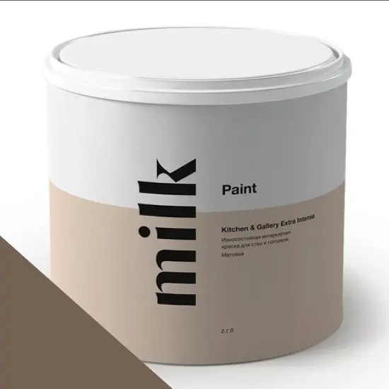 Фото Краски MILQ Paint Kitchen & Gallery Extra Intense 0,9 л. NC25-0459 Ash Brown - 1 Краски MILQ Paint Kitchen & Gallery Extra Intense 0,9 л. NC25-0459 Ash Brown - фото 1