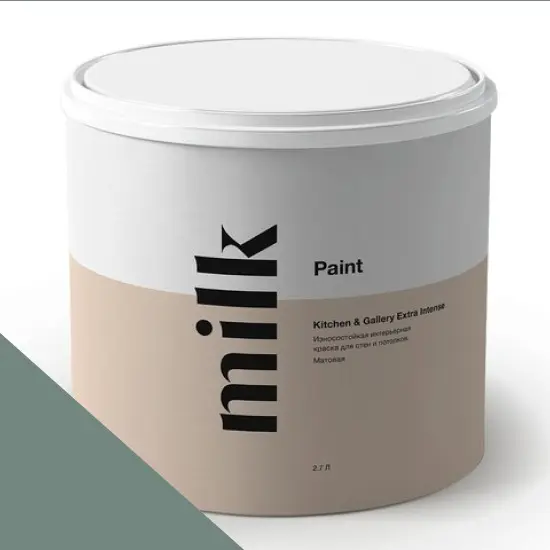 Фото Краски MILQ Paint Kitchen & Gallery Extra Intense 0,9 л. NC36-0797 Green Gem - 1 Краски MILQ Paint Kitchen & Gallery Extra Intense 0,9 л. NC36-0797 Green Gem - фото 1