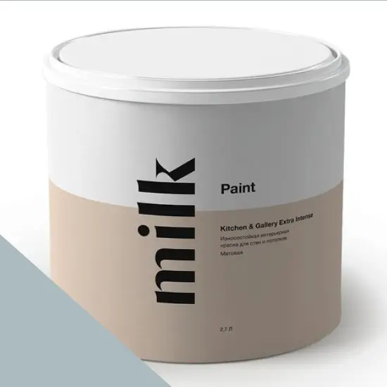 Фото Краски MILQ Paint Kitchen & Gallery Extra Intense 0,9 л. NC26-0505 Sea Mood - 1 Краски MILQ Paint Kitchen & Gallery Extra Intense 0,9 л. NC26-0505 Sea Mood - фото 1