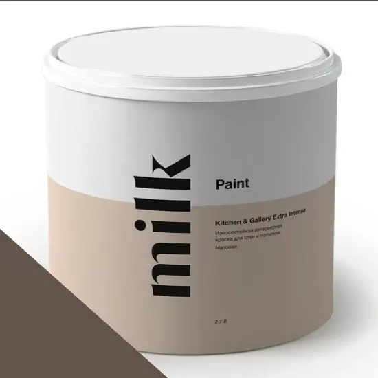 Фото Краски MILQ Paint Kitchen & Gallery Extra Intense 2,7 л. NC25-0475 Pu'Er Tea - 1 Краски MILQ Paint Kitchen & Gallery Extra Intense 2,7 л. NC25-0475 Pu'Er Tea - фото 1