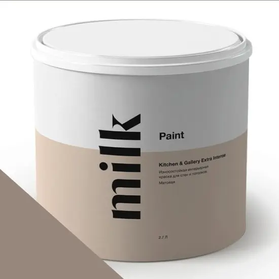 Фото Краски MILQ Paint Kitchen & Gallery Extra Intense 2,7 л. NC24-0437 Fieldmouse - 1 Краски MILQ Paint Kitchen & Gallery Extra Intense 2,7 л. NC24-0437 Fieldmouse - фото 1