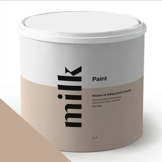 Фото Краски MILQ Paint Kitchen & Gallery Extra Intense 2,7 л. NC23-0391 White Coffee - 1 Краски MILQ Paint Kitchen & Gallery Extra Intense 2,7 л. NC23-0391 White Coffee - фото 1