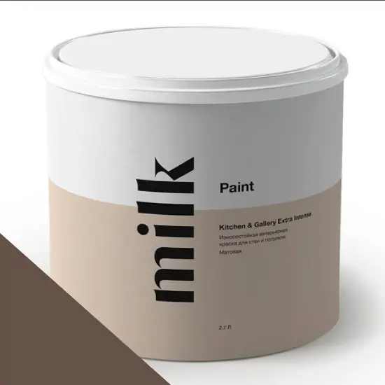 Фото Краски MILQ Paint Kitchen & Gallery Extra Intense 9 л. NC25-0465 Dark Beer - 1 Краски MILQ Paint Kitchen & Gallery Extra Intense 9 л. NC25-0465 Dark Beer - фото 1