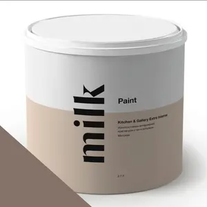 Фото Краски MILQ Paint Kitchen & Gallery Extra Intense 9 л. NC24-0426 Black Chocolate - 1 Краски MILQ Paint Kitchen & Gallery Extra Intense 9 л. NC24-0426 Black Chocolate - фото 1