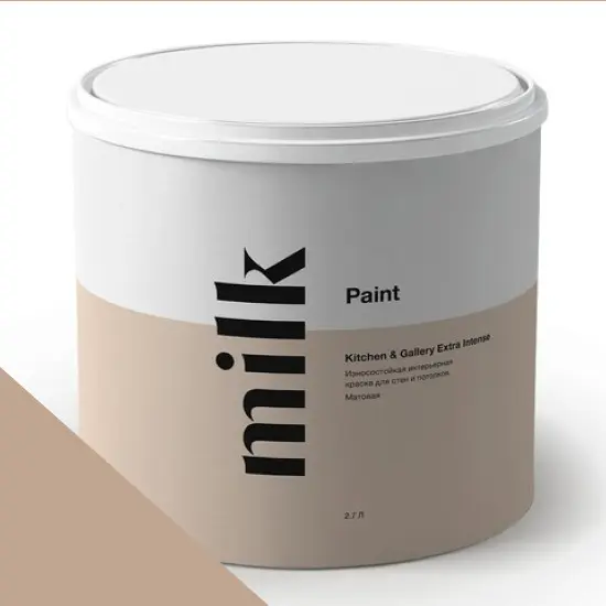 Фото Краски MILQ Paint Kitchen & Gallery Extra Intense 9 л. NC23-0394 Latte - 1 Краски MILQ Paint Kitchen & Gallery Extra Intense 9 л. NC23-0394 Latte - фото 1