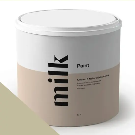 Фото Краски MILQ Paint Kitchen & Gallery Extra Intense 9 л. NC37-0817 Dried Chamomile - 1 Краски MILQ Paint Kitchen & Gallery Extra Intense 9 л. NC37-0817 Dried Chamomile - фото 1