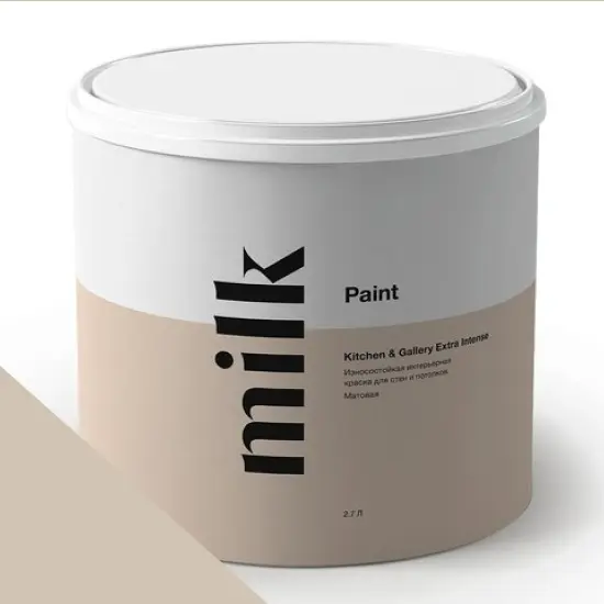 Фото Краски MILQ Paint Kitchen & Gallery Extra Intense 9 л. NC24-0428 Unripe Almonds - 1 Краски MILQ Paint Kitchen & Gallery Extra Intense 9 л. NC24-0428 Unripe Almonds - фото 1