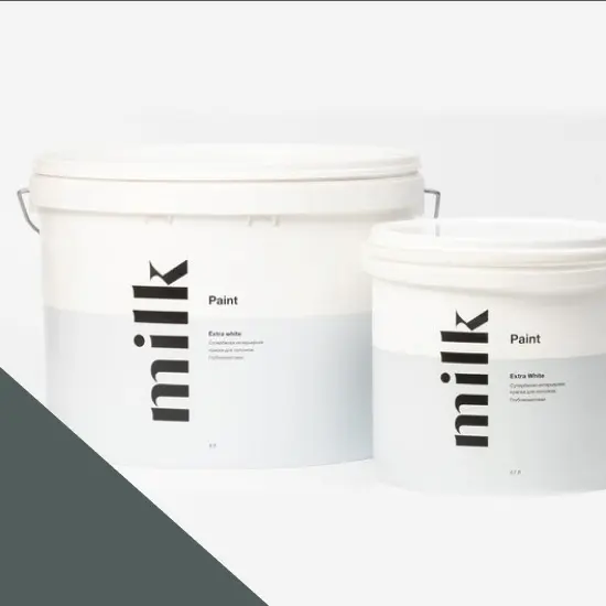 Фото Краски MILQ Paint Extra White для потолков 2,7 л. NC36-0810 Night Green - 1 Краски MILQ Paint Extra White для потолков 2,7 л. NC36-0810 Night Green - фото 1