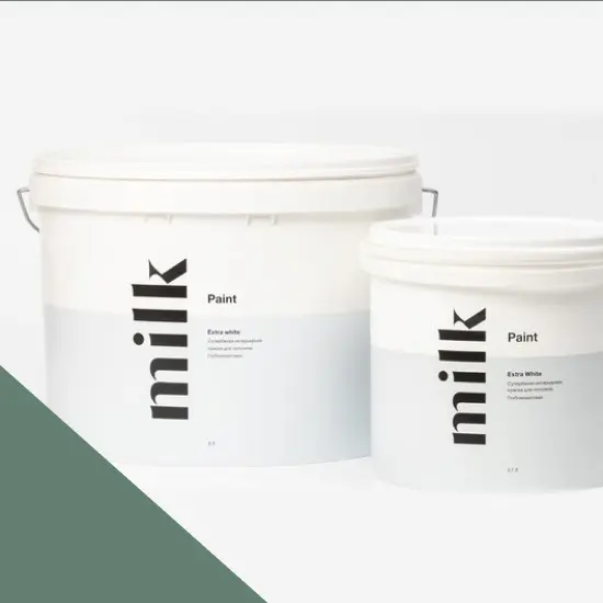 Фото Краски MILQ Paint Extra White для потолков 2,7 л. NC37-0839 Dark Moss - 1 Краски MILQ Paint Extra White для потолков 2,7 л. NC37-0839 Dark Moss - фото 1