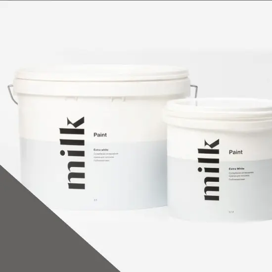 Фото Краски MILQ Paint Extra White для потолков 2,7 л. NC25-0464 Old Denim - 1 Краски MILQ Paint Extra White для потолков 2,7 л. NC25-0464 Old Denim - фото 1