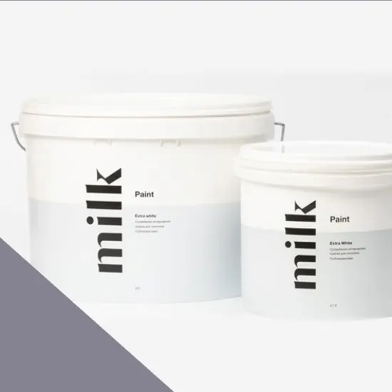 Фото Краски MILQ Paint Extra White для потолков 2,7 л. NC28-0563 Night Grey - 1 Краски MILQ Paint Extra White для потолков 2,7 л. NC28-0563 Night Grey - фото 1