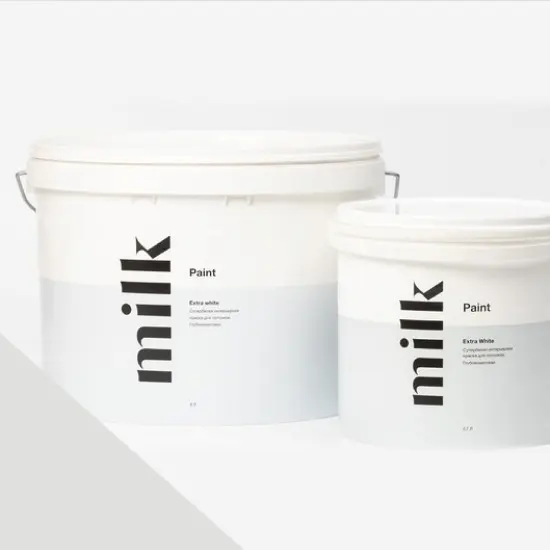 Фото Краски MILQ Paint Extra White для потолков 2,7 л. NC42-0985 Mountain Ice - 1 Краски MILQ Paint Extra White для потолков 2,7 л. NC42-0985 Mountain Ice - фото 1