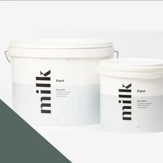 Фото Краски MILQ Paint Extra White для потолков 9 л. NC40-0930 Green Darkness - 1 Краски MILQ Paint Extra White для потолков 9 л. NC40-0930 Green Darkness - фото 1