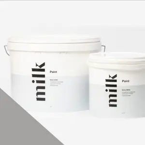 Фото Краски MILK Paint Extra White для потолков 9 л. NC42-0969 Polished Titanium - 1 Краски MILK Paint Extra White для потолков 9 л. NC42-0969 Polished Titanium - фото 1