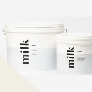 Фото Краски MILK Paint Extra White для потолков 9 л. NC14-0140 Carrara Marble - 1 Краски MILK Paint Extra White для потолков 9 л. NC14-0140 Carrara Marble - фото 1