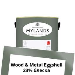Краски Mylands Wood&Metal Paint Eggshell 1 л. №168 Myrtle Green Краски Mylands Wood&Metal Paint Eggshell 1 л. №168 Myrtle Green