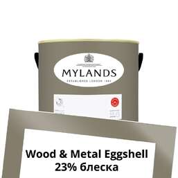 Краски Mylands Wood&Metal Paint Eggshell 1 л. №156 Amber Grey Краски Mylands Wood&Metal Paint Eggshell 1 л. №156 Amber Grey
