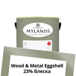 Краски Mylands Wood&Metal Paint Eggshell 1 л. №190 Greenstone Краски Mylands Wood&Metal Paint Eggshell 1 л. №190 Greenstone