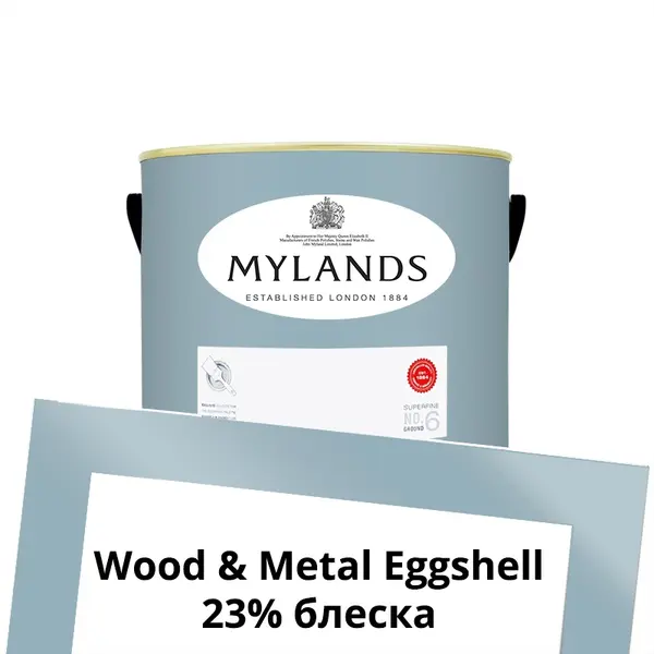 Фото Краски Mylands Wood&Metal Paint Eggshell 1 л. №229 Bedford Square - 1 Краски Mylands Wood&Metal Paint Eggshell 1 л. №229 Bedford Square - фото 1