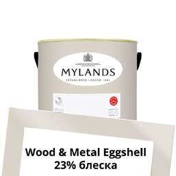 Краски Mylands Wood&Metal Paint Eggshell 1 л. №77 Silver Bit Краски Mylands Wood&Metal Paint Eggshell 1 л. №77 Silver Bit