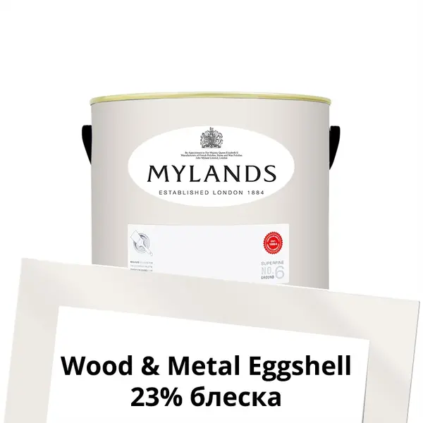 Фото Краски Mylands Wood&Metal Paint Eggshell 1 л. №51 White Hart - 1 Краски Mylands Wood&Metal Paint Eggshell 1 л. №51 White Hart - фото 1