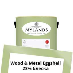 Краски Mylands Wood&Metal Paint Eggshell 1 л. №187 French Green Краски Mylands Wood&Metal Paint Eggshell 1 л. №187 French Green