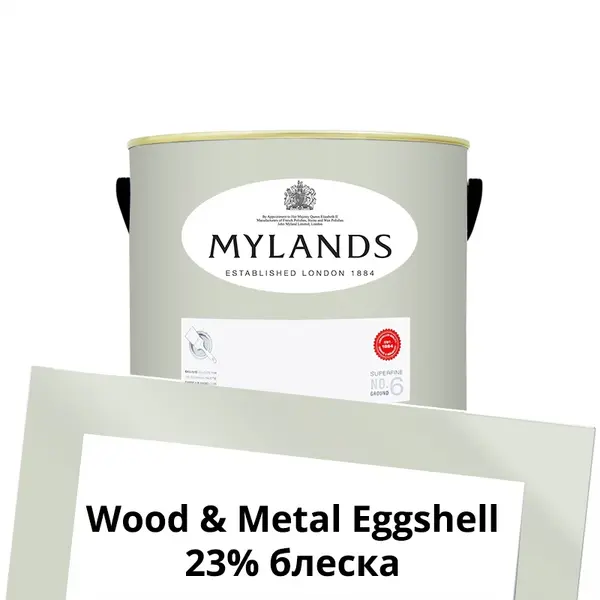 Фото Краски Mylands Wood&Metal Paint Eggshell 1 л. №98 Mews Blue - 1 Краски Mylands Wood&Metal Paint Eggshell 1 л. №98 Mews Blue - фото 1