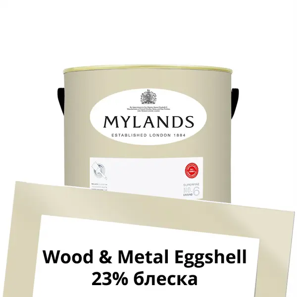 Фото Краски Mylands Wood&Metal Paint Eggshell 1 л. №59 Cadogan Stone - 1 Краски Mylands Wood&Metal Paint Eggshell 1 л. №59 Cadogan Stone - фото 1