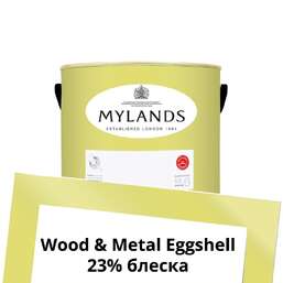 Краски Mylands Wood&Metal Paint Eggshell 1 л. №148 Verdure Yellow Краски Mylands Wood&Metal Paint Eggshell 1 л. №148 Verdure Yellow