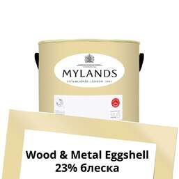 Краски Mylands Wood&Metal Paint Eggshell 1 л. №128 Cornhill Краски Mylands Wood&Metal Paint Eggshell 1 л. №128 Cornhill