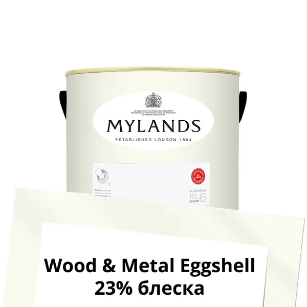 Фото Краски Mylands Wood&Metal Paint Eggshell 1 л. №12 Acanthus Leaf - 1 Краски Mylands Wood&Metal Paint Eggshell 1 л. №12 Acanthus Leaf - фото 1