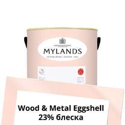 Краски Mylands Wood&Metal Paint Eggshell 1 л. №243 Palmerston Pink Краски Mylands Wood&Metal Paint Eggshell 1 л. №243 Palmerston Pink