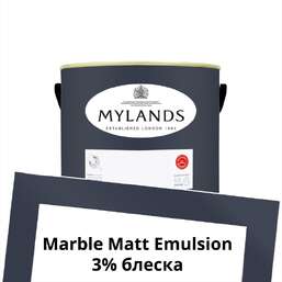 Краски Mylands Marble Matt Emulsion 1л. №218 Mayfair Dark Краски Mylands Marble Matt Emulsion 1л. №218 Mayfair Dark