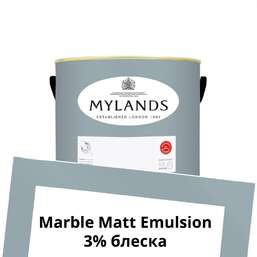 Краски Mylands Marble Matt Emulsion 1л. №222 Bridge Blue Краски Mylands Marble Matt Emulsion 1л. №222 Bridge Blue