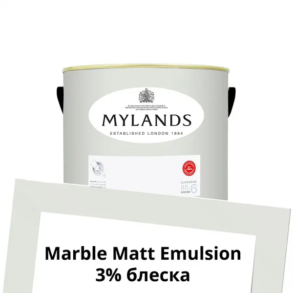 Фото Краски Mylands Пробник Marble Matt Emulsion 0.25 л. №64 Saint Johns - 1 Краски Mylands Пробник Marble Matt Emulsion 0.25 л. №64 Saint Johns - фото 1