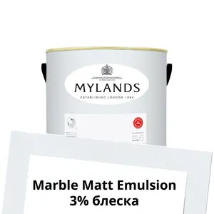 Фото Краски Mylands Пробник Marble Matt Emulsion 0.25 л. №91 Sleet - 1 Краски Mylands Пробник Marble Matt Emulsion 0.25 л. №91 Sleet - фото 1