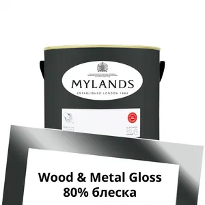 Фото Краски Mylands Wood&Metal Paint Gloss 2.5 л. №10 Downing Street - 1 Краски Mylands Wood&Metal Paint Gloss 2.5 л. №10 Downing Street - фото 1
