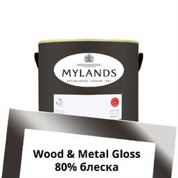 Краски Mylands Wood&Metal Paint Gloss 1 л. №287 London Brown Краски Mylands Wood&Metal Paint Gloss 1 л. №287 London Brown