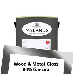 Краски Mylands Wood&Metal Paint Gloss 1 л. №164 Artillery Ground Краски Mylands Wood&Metal Paint Gloss 1 л. №164 Artillery Ground