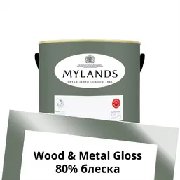 Mylands Wood&Metal Paint Gloss 1 л. №168 Myrtle Green Mylands Wood&Metal Paint Gloss 1 л. №168 Myrtle Green