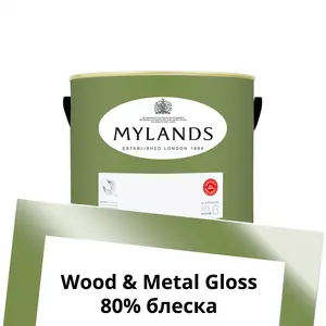 Фото Краски Mylands Wood&Metal Paint Gloss 2.5 л. №201 Primrose Hill - 1 Краски Mylands Wood&Metal Paint Gloss 2.5 л. №201 Primrose Hill - фото 1