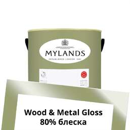 Краски Mylands Wood&Metal Paint Gloss 1 л. №203 Stockwell Green Краски Mylands Wood&Metal Paint Gloss 1 л. №203 Stockwell Green