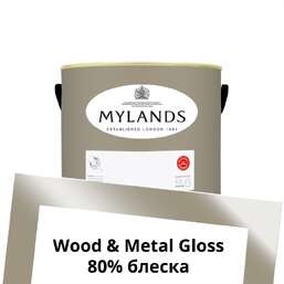Краски Mylands Wood&Metal Paint Gloss 1 л. №154 Egyptian Grey Краски Mylands Wood&Metal Paint Gloss 1 л. №154 Egyptian Grey