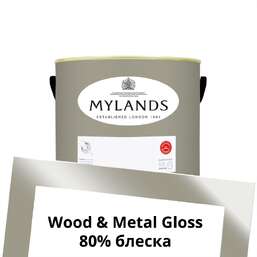 Краски Mylands Wood&Metal Paint Gloss 1 л. №171 Empire Grey Краски Mylands Wood&Metal Paint Gloss 1 л. №171 Empire Grey