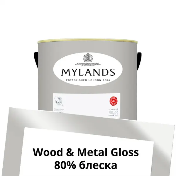 Фото Краски Mylands Wood&Metal Paint Gloss 1 л. №152 Grey Ochre - 1 Краски Mylands Wood&Metal Paint Gloss 1 л. №152 Grey Ochre - фото 1