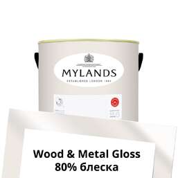 Краски Mylands Wood&Metal Paint Gloss 1 л. №51 White Hart Краски Mylands Wood&Metal Paint Gloss 1 л. №51 White Hart