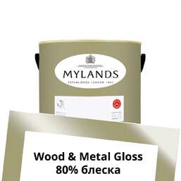 Краски Mylands Wood&Metal Paint Gloss 1 л. №200 London Plane Краски Mylands Wood&Metal Paint Gloss 1 л. №200 London Plane